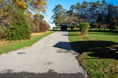 A finished driveway in Western CT